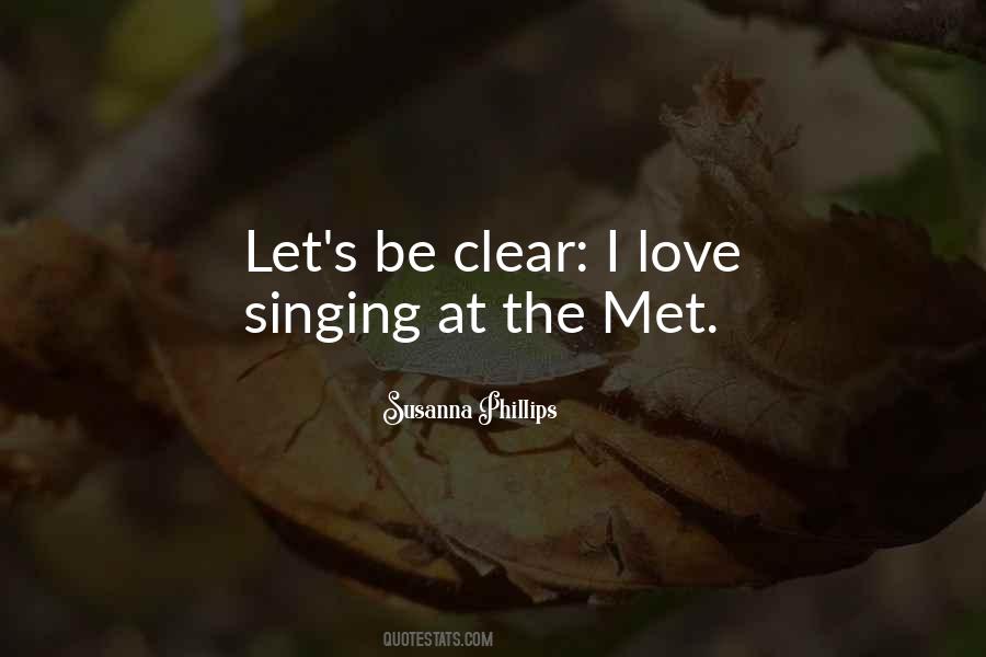 Quotes About Love Singing #1314709