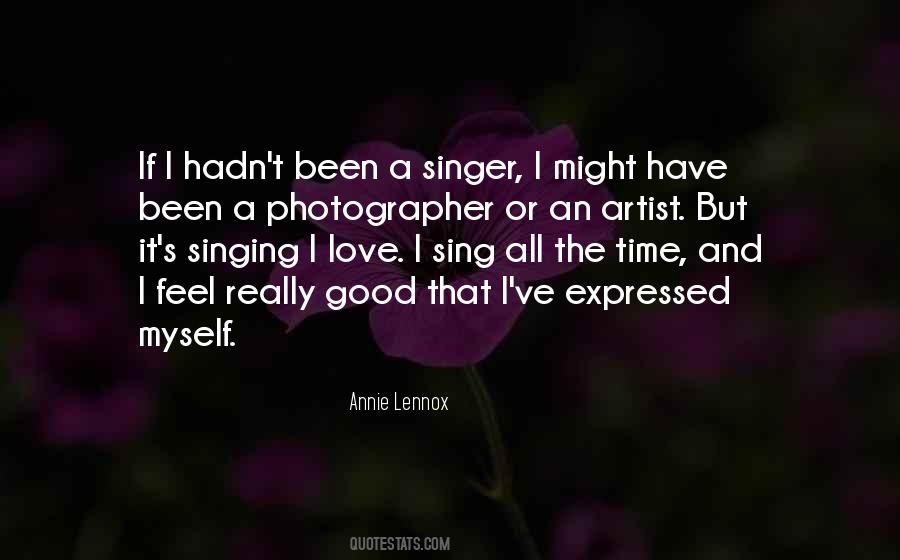 Quotes About Love Singing #49395