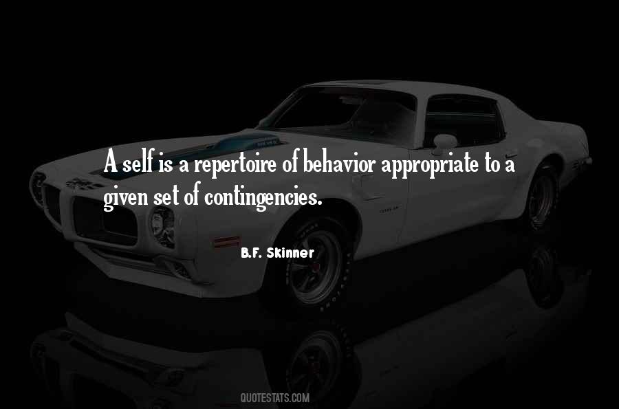 Quotes About Appropriate Behavior #1642750