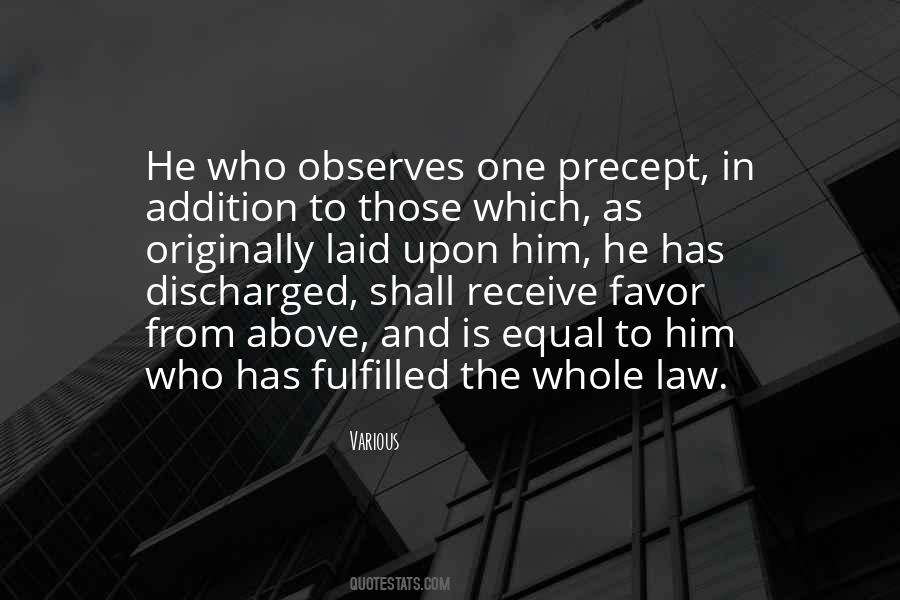 Quotes About Above The Law #1645317