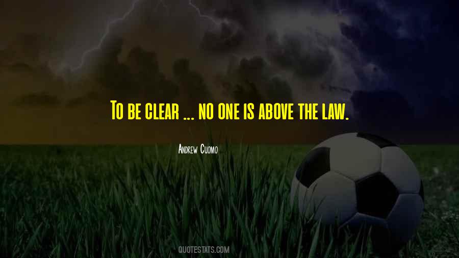 Quotes About Above The Law #689488