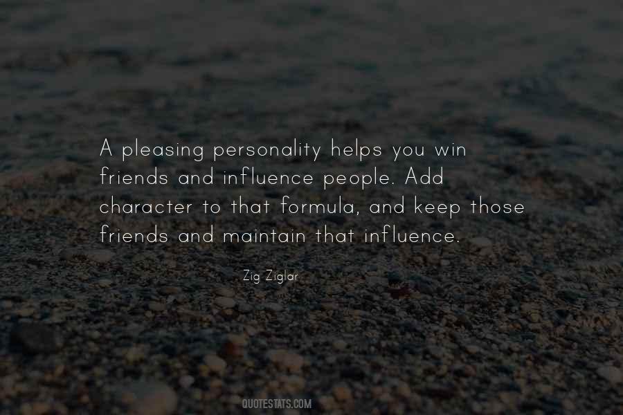 Quotes About Pleasing Personality #538643