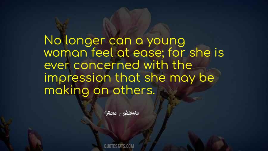 Quotes About A Young Woman #1099257