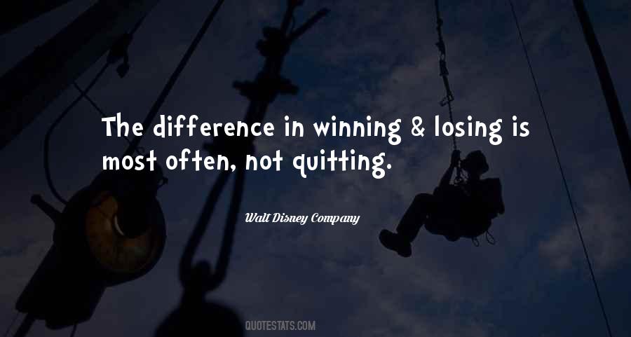 Quotes About Winning Losing #1147956