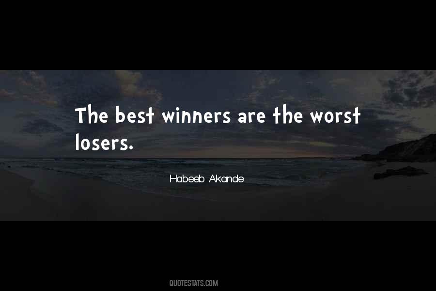 Quotes About Winning Losing #168188