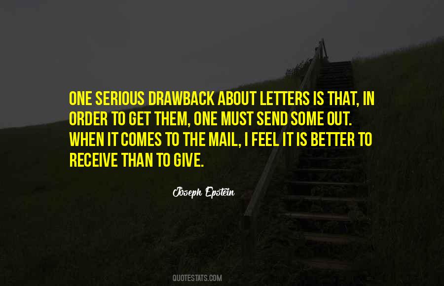 Quotes About The Mail #329127