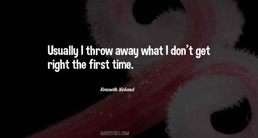 Quotes About Throw Away #1166721