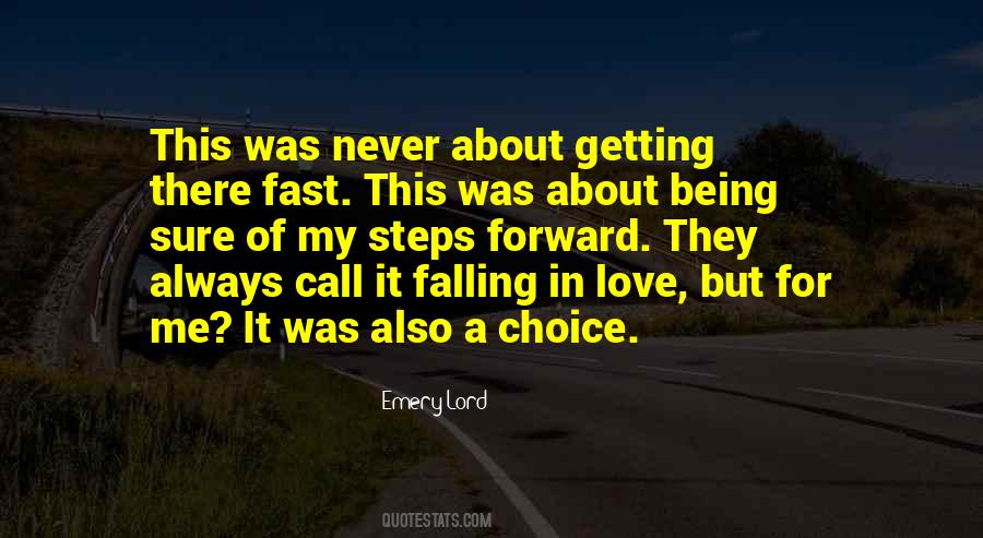 Quotes About Falling Too Fast #272551