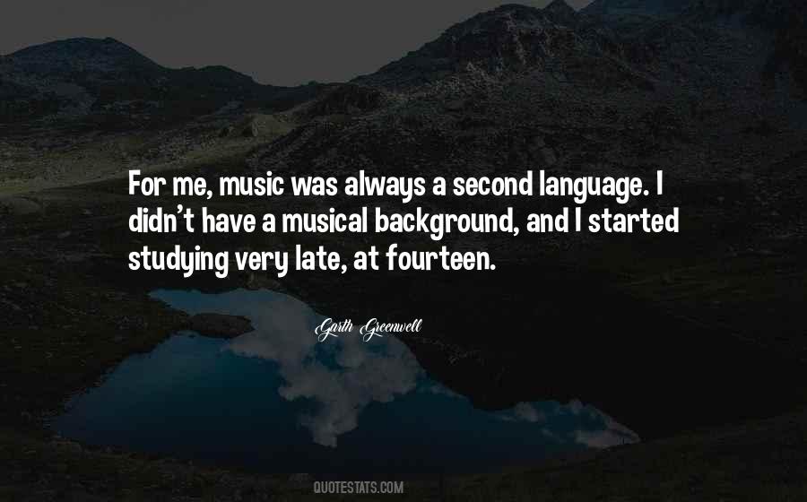 Quotes About Background Music #1222972