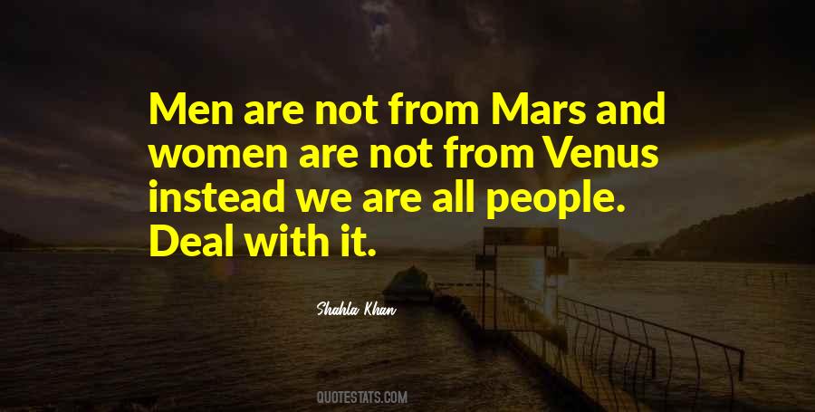 Quotes About Mars And Venus #39595