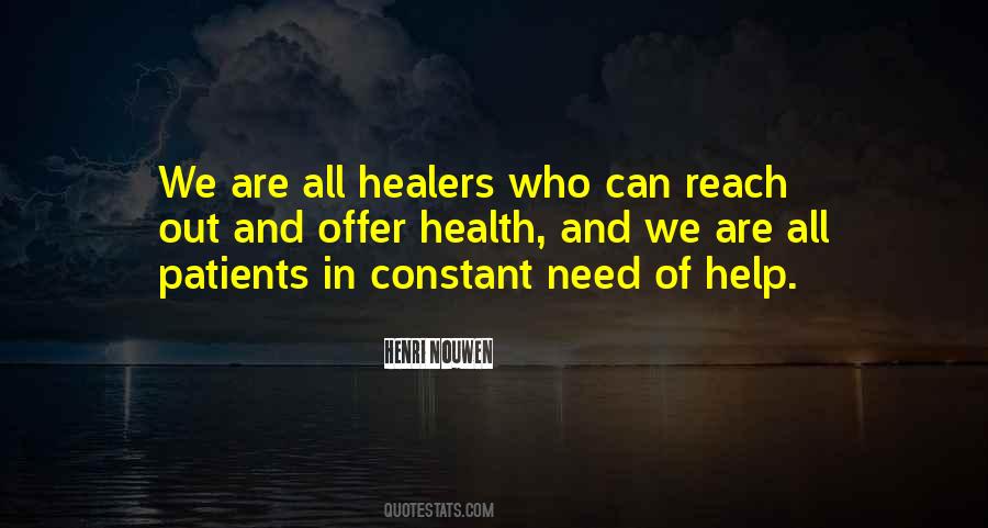 Quotes About Healers #350424