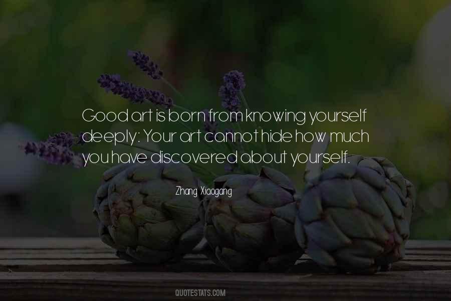 Knowing Yourself Deeply Quotes #570484