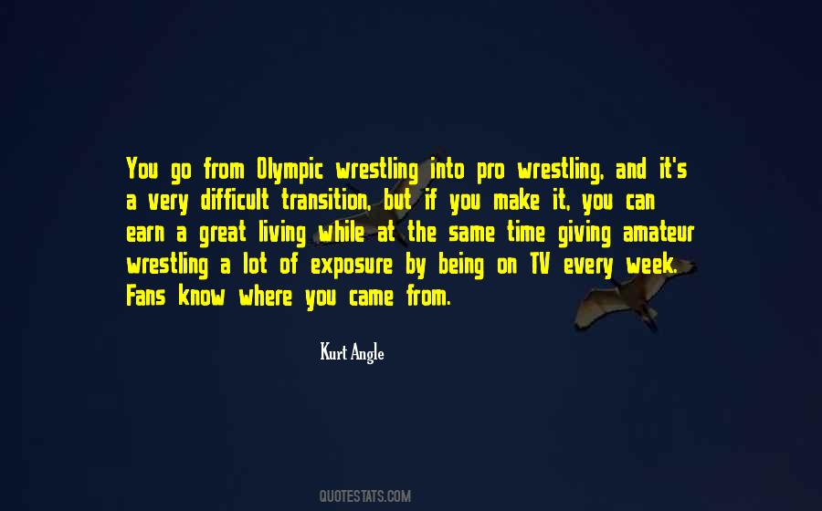 Quotes About Pro Wrestling #294705