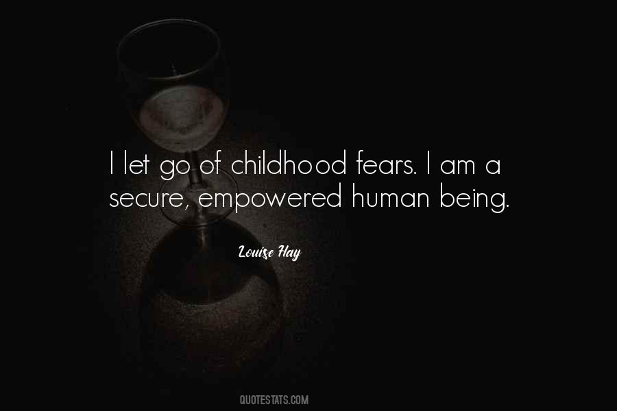 Quotes About Childhood Fears #981150