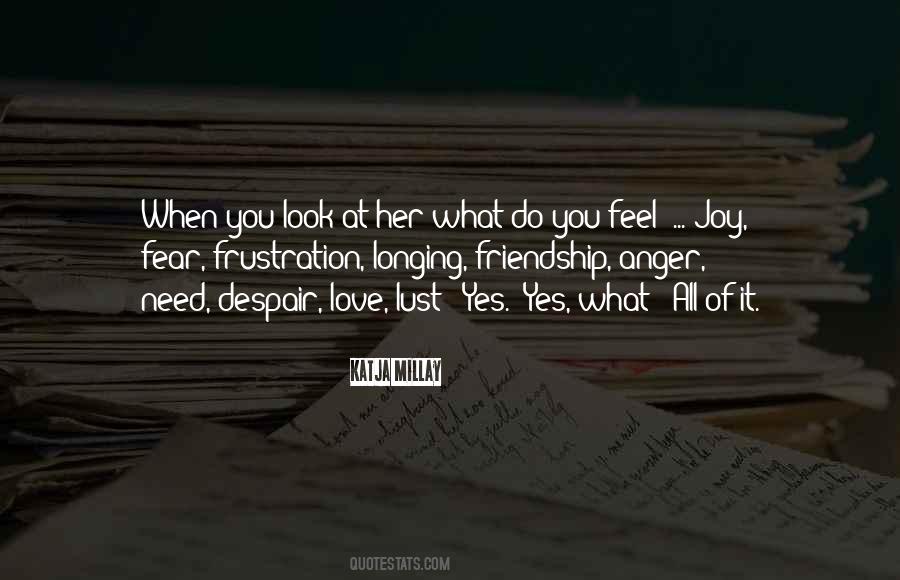 Joy Of Longing And Love Quotes #1786092