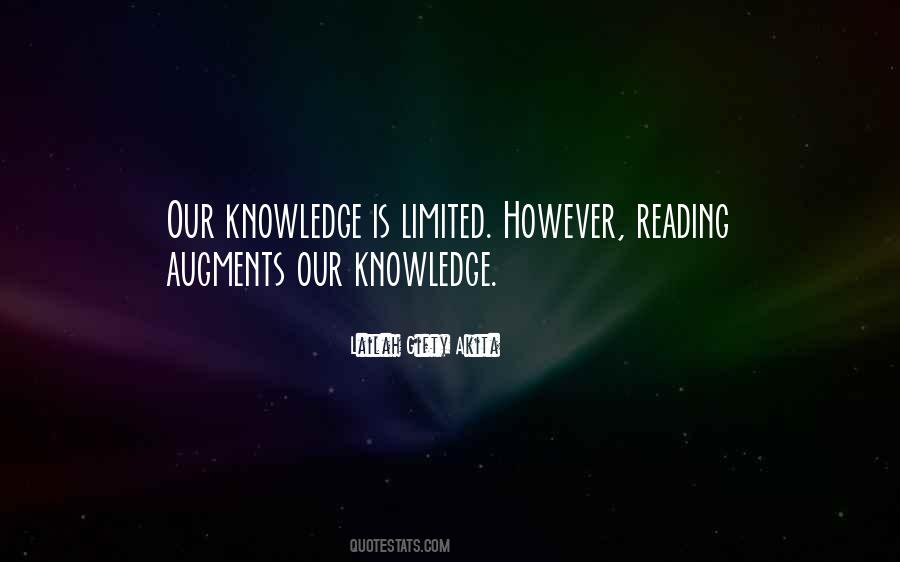 Quotes About Limited Knowledge #1198983