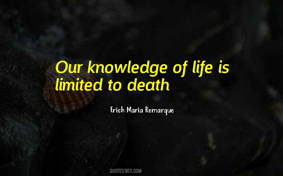 Quotes About Limited Knowledge #405500