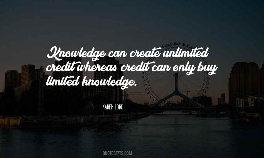 Quotes About Limited Knowledge #739447