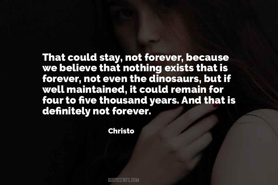 Not Forever Quotes #766092
