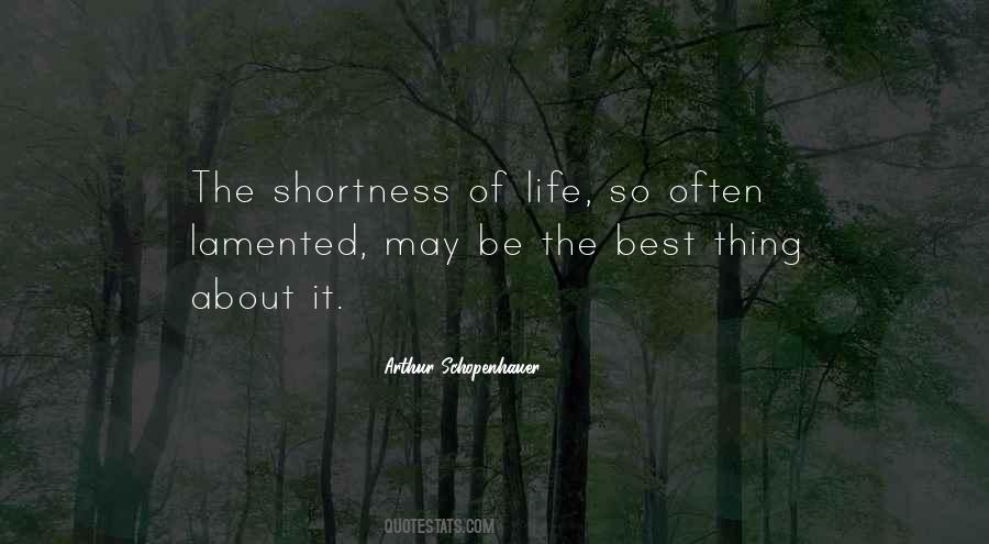 On The Shortness Of Life Quotes #175278
