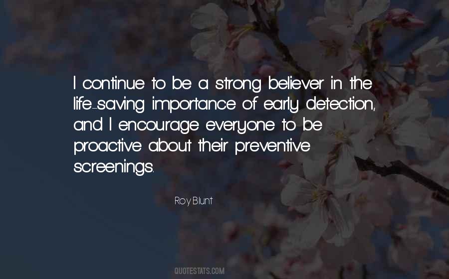 Quotes About Early Detection #1260711