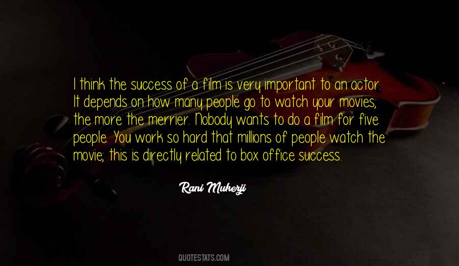 Quotes About Success From Movies #1295356