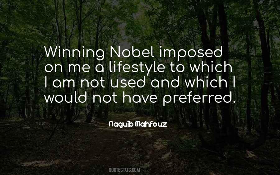 Quotes About Nobel #1759297