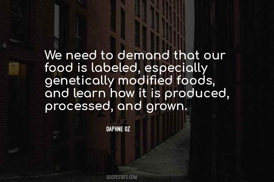 Quotes About Genetically Modified Food #355515