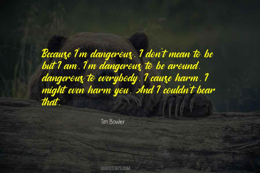 I Mean No Harm Quotes #5235