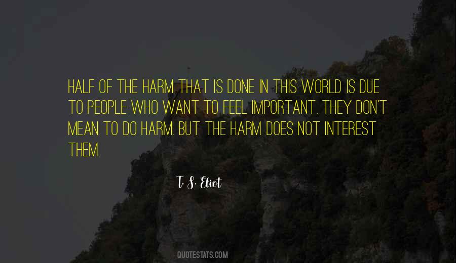 I Mean No Harm Quotes #704825