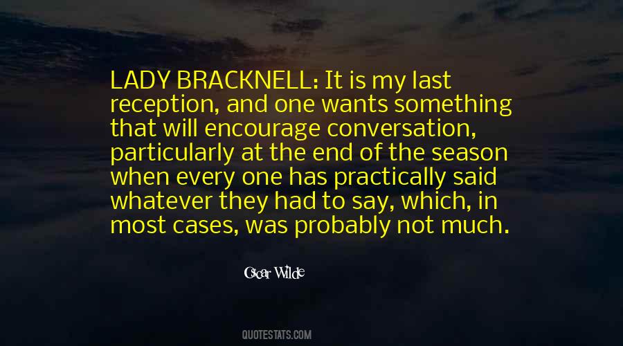 Quotes About Lady Bracknell #131989