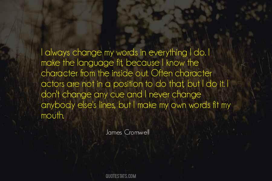 Change Its Position Quotes #448754