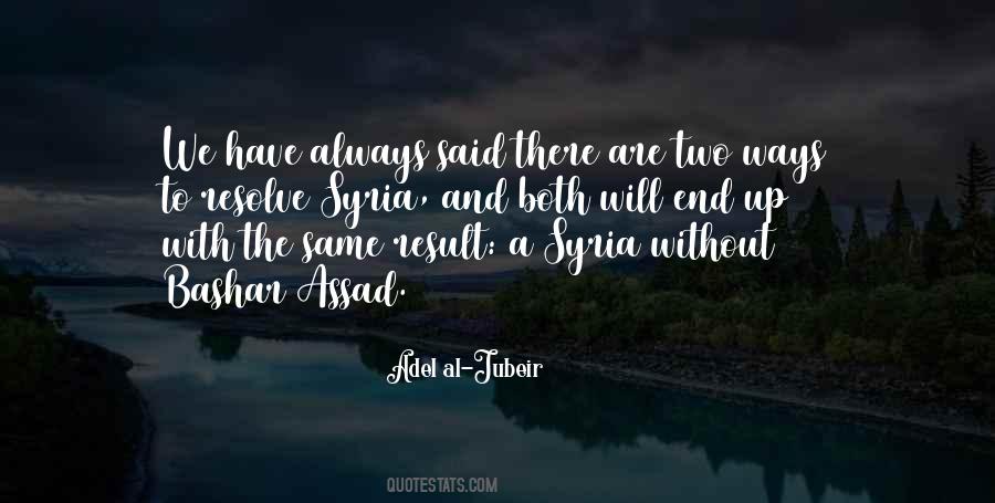 Quotes About Assad #840529