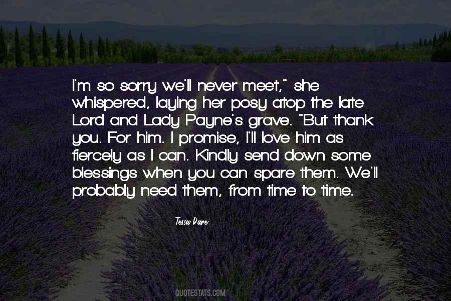 Quotes About The Lord's Love #261960