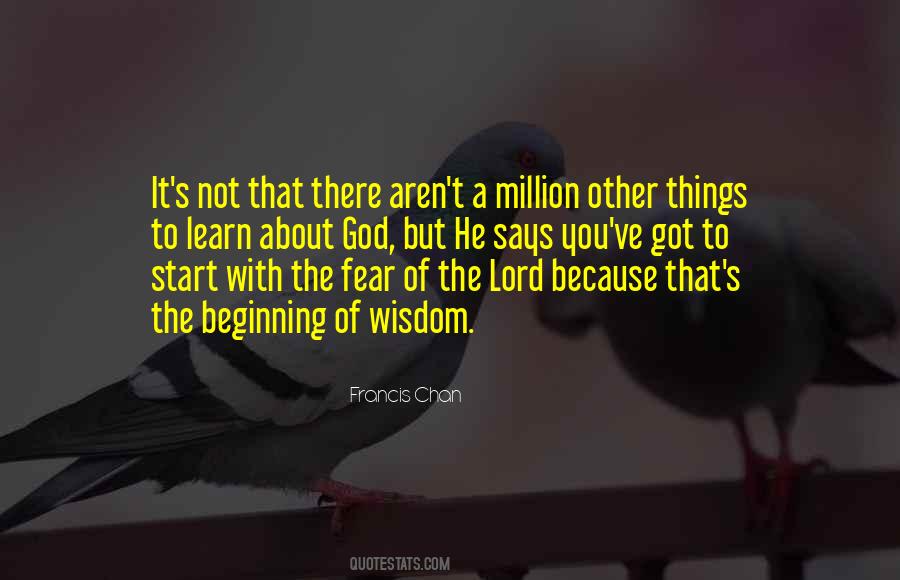 The Fear Of The Lord Quotes #1059421