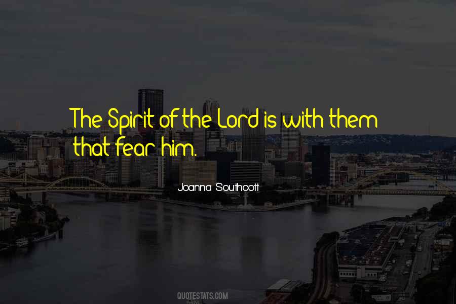 The Fear Of The Lord Quotes #866837