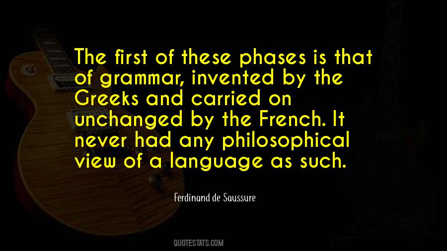 Quotes About Saussure #606495