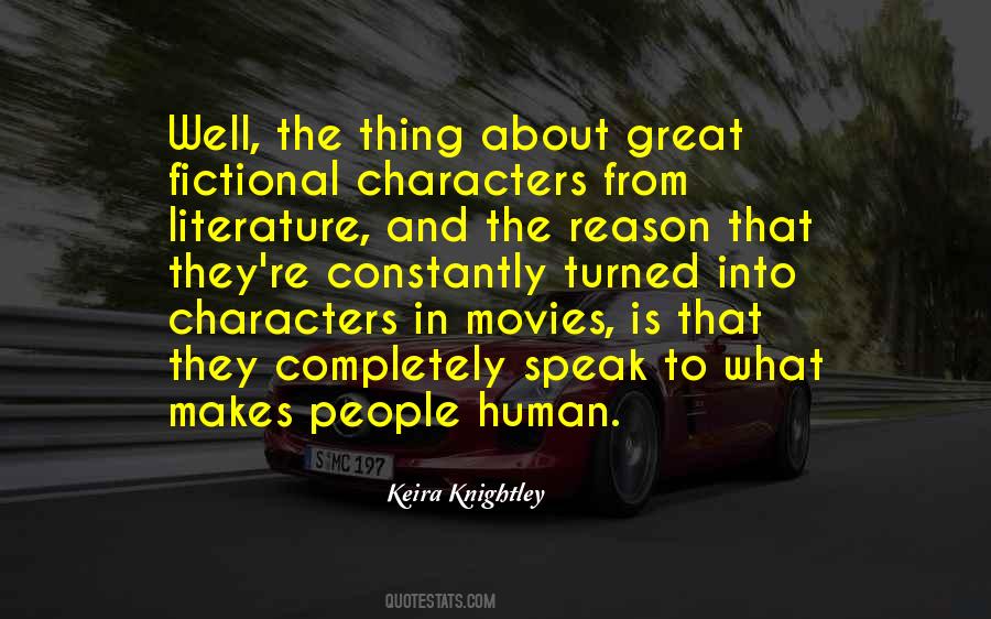 Quotes About Characters In Literature #123268