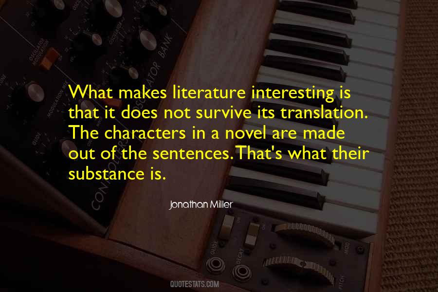 Quotes About Characters In Literature #330628