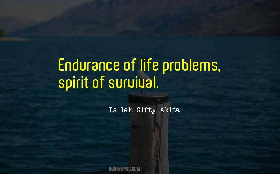 Endurance And Attitude Quotes #1789035