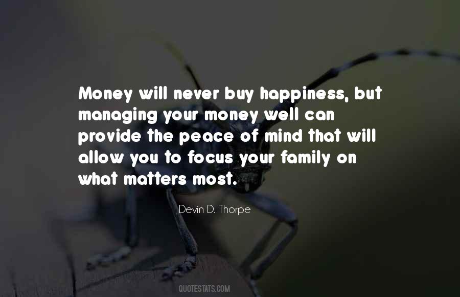 Quotes About Money Can't Buy Happiness #1506499