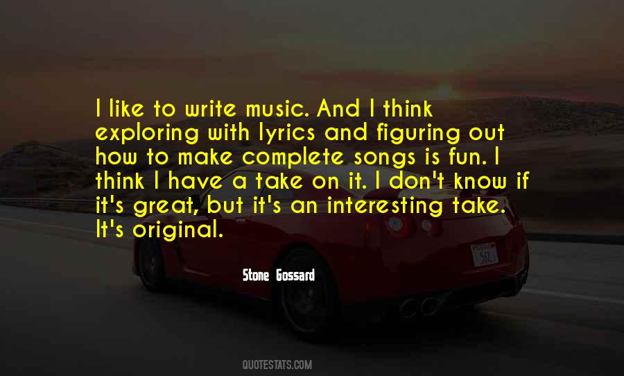 Quotes About Fun Music #56186