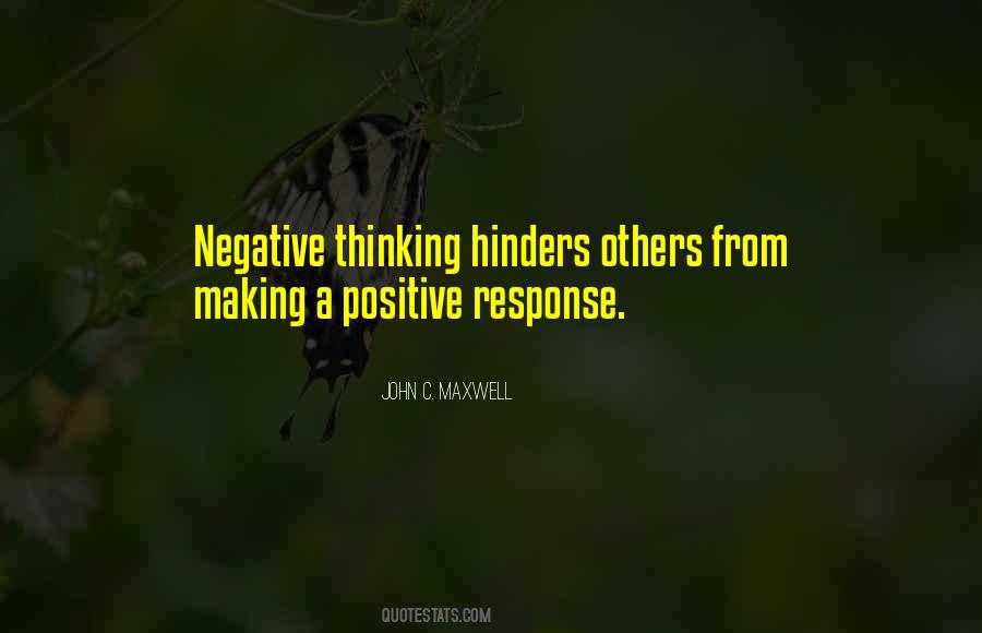 Quotes About Negative Thinking #1054100
