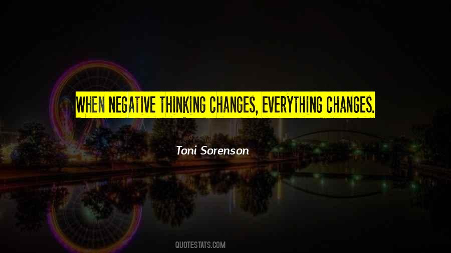 Quotes About Negative Thinking #510018