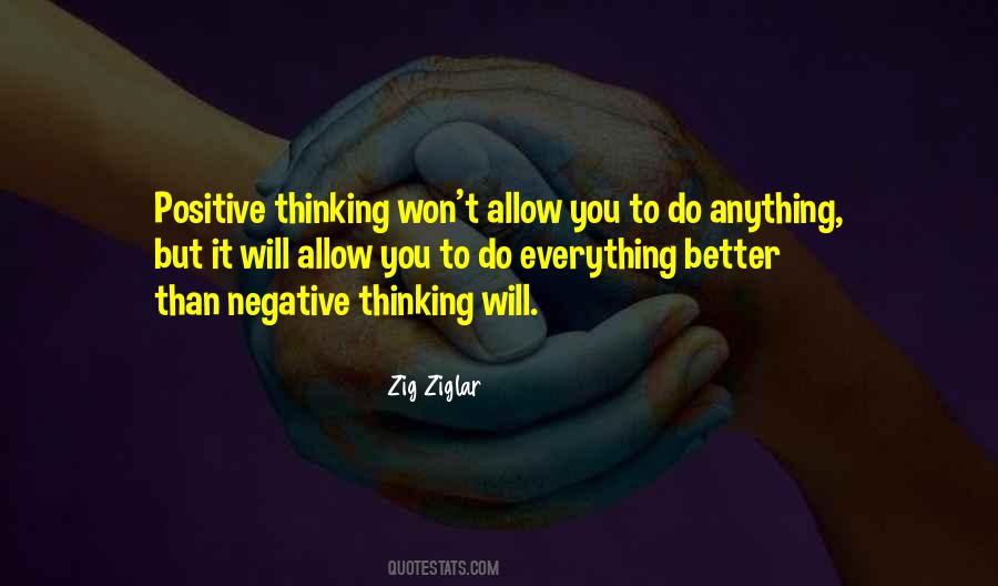 Quotes About Negative Thinking #89420