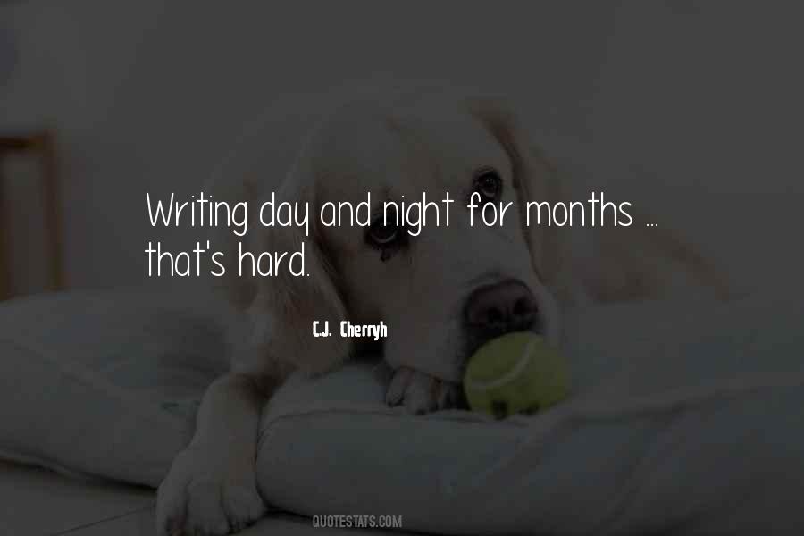 Hard Writing Quotes #138349