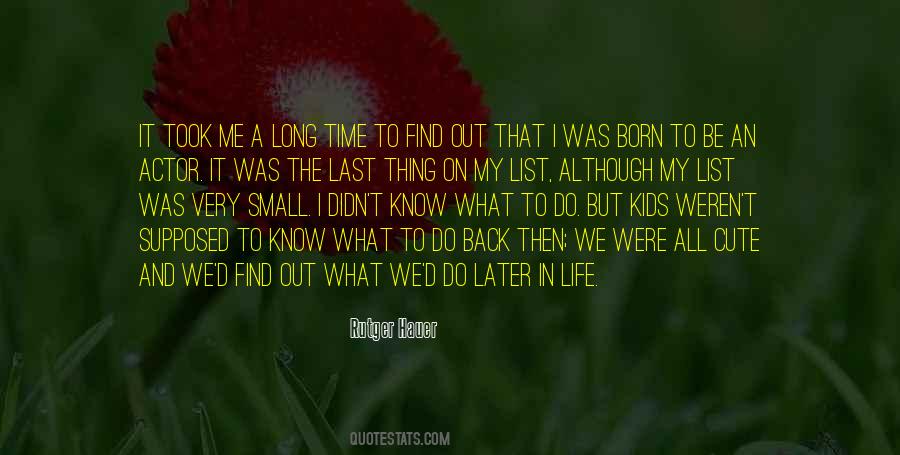 Quotes About Life List #390675