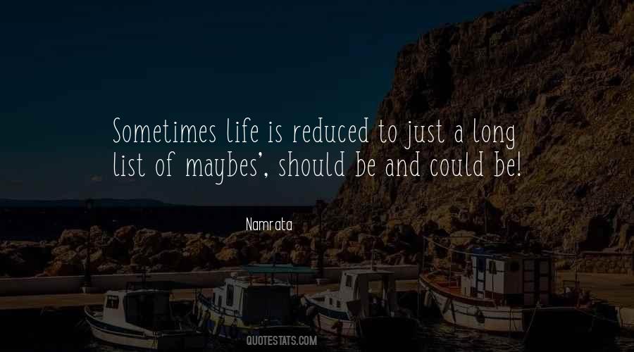 Quotes About Life List #877228