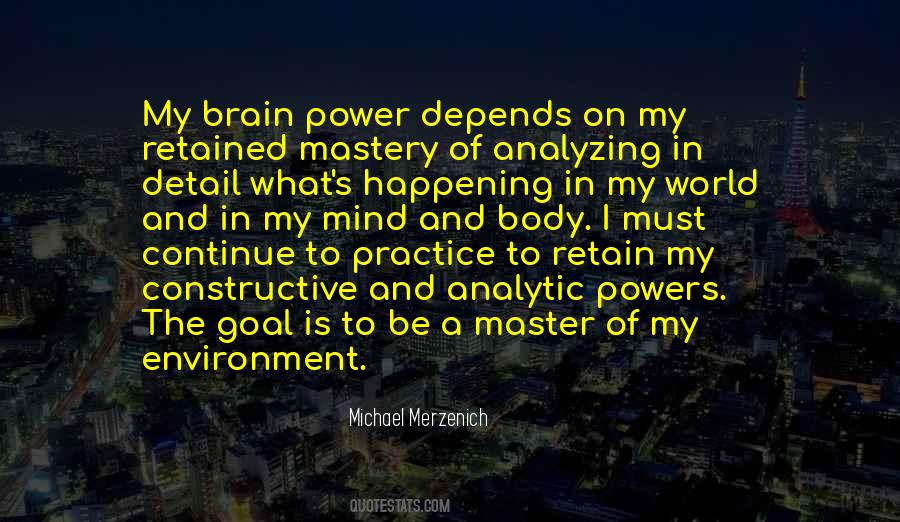 Power Of The Brain Quotes #828272