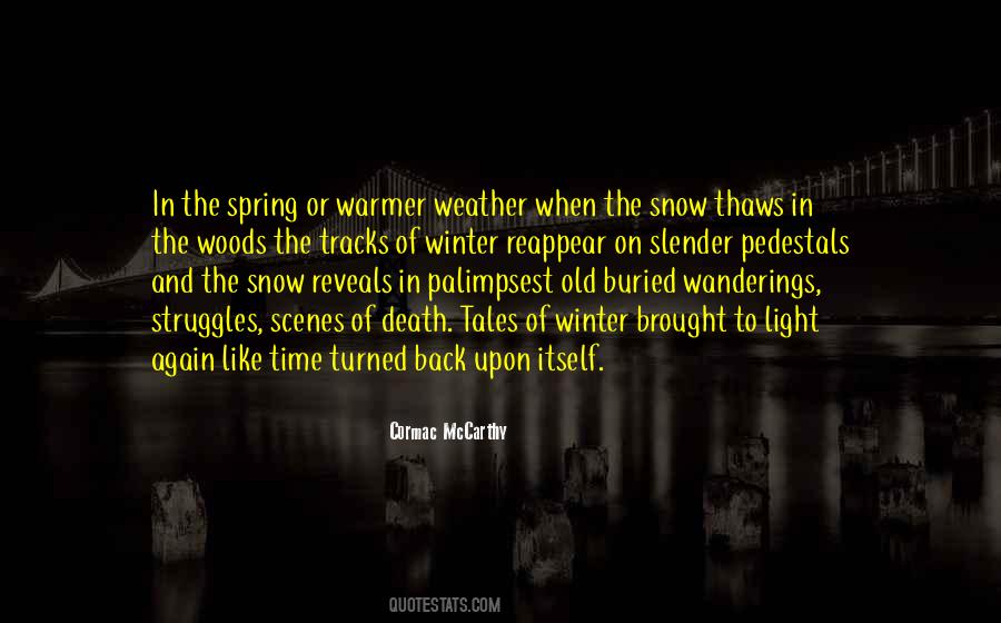 Quotes About Winter Woods #254639